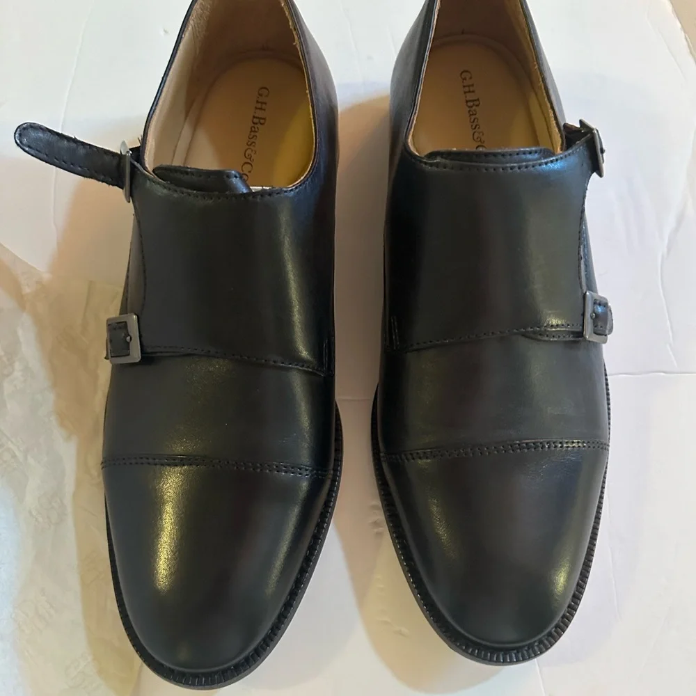 GH Bass Julian Double Monk Strap Dress Shoe